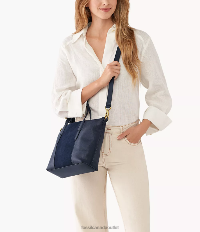 Fossil Bag Women Navy Skylar Satchel D2VPL478