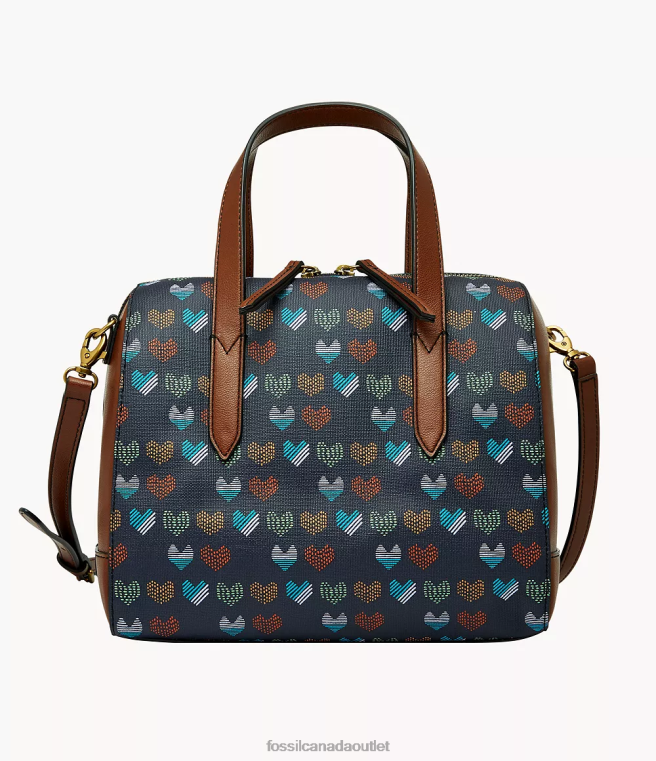 Fossil Bag Women Navy Sydney Satchel D2VPL569