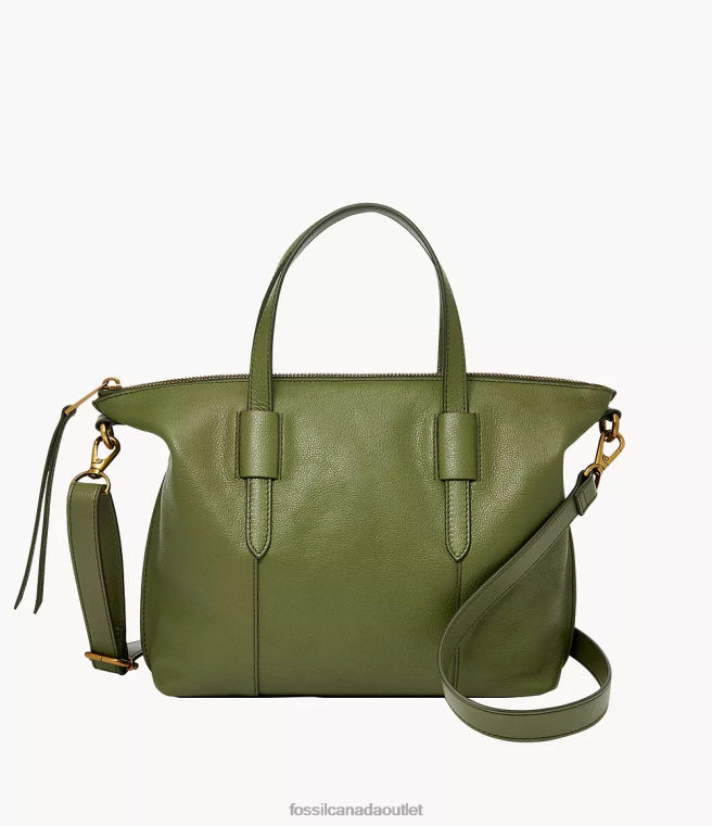 Fossil Bag Women Olive Skylar Satchel D2VPL678