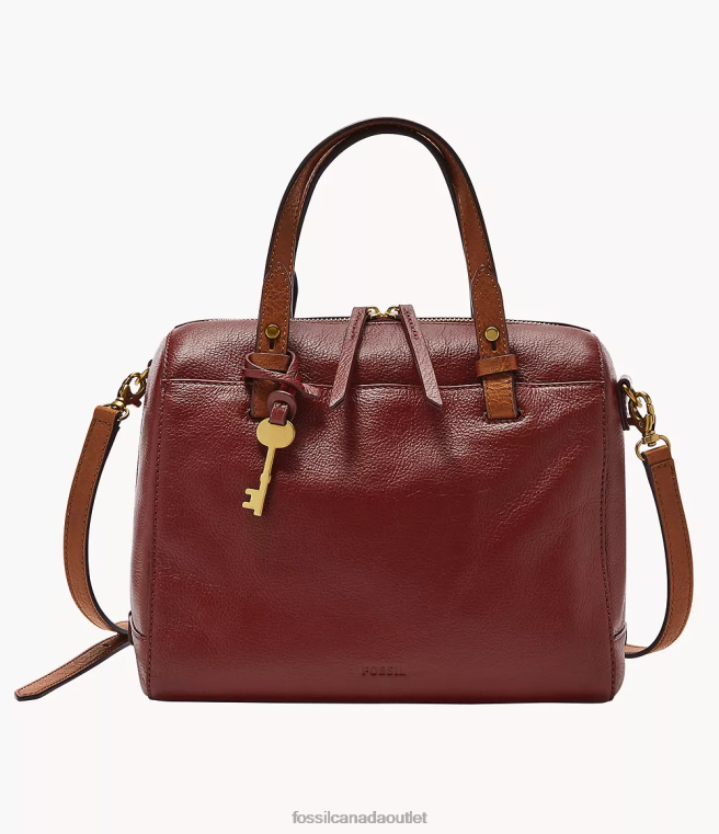 Fossil Bag Women Red Rachel Satchel D2VPL733