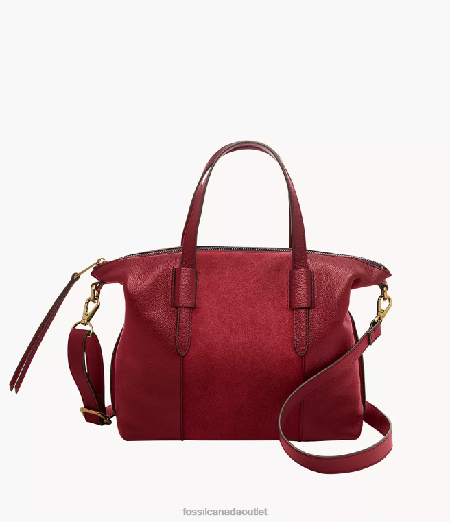Fossil Bag Women Red Skylar Satchel D2VPL605