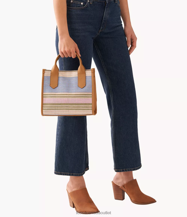 Fossil Bag Women Stripes Kyler Satchel D2VPL483