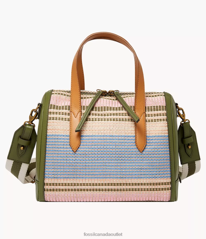Fossil Bag Women Stripes Sydney Satchel D2VPL442