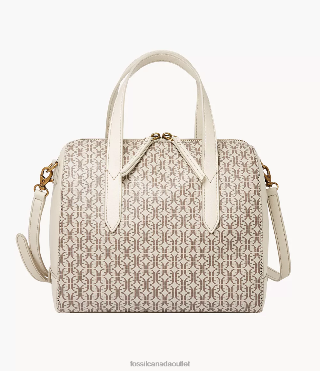 Fossil Bag Women White Sydney Satchel D2VPL631