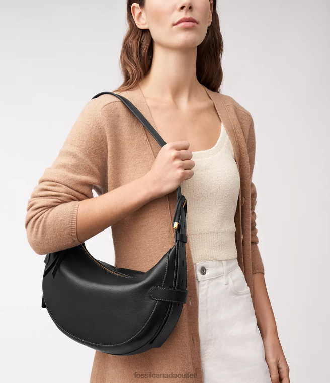 Fossil Bag Women Black Harwell Hobo D2VPL384