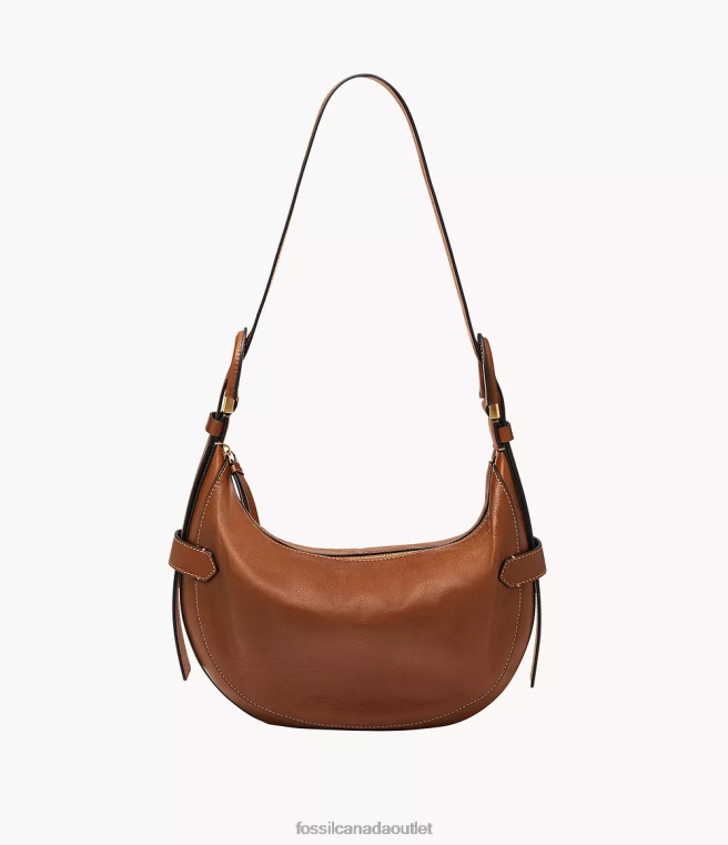 Fossil Bag Women Brown Harwell Hobo D2VPL379