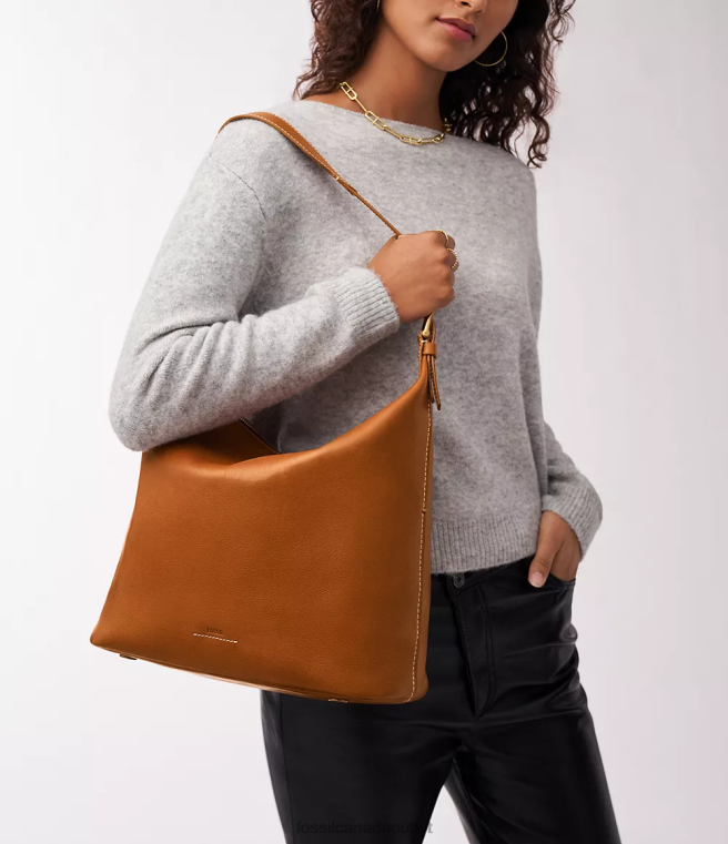 Fossil Bag Women Cognac Tremont Hobo D2VPL378