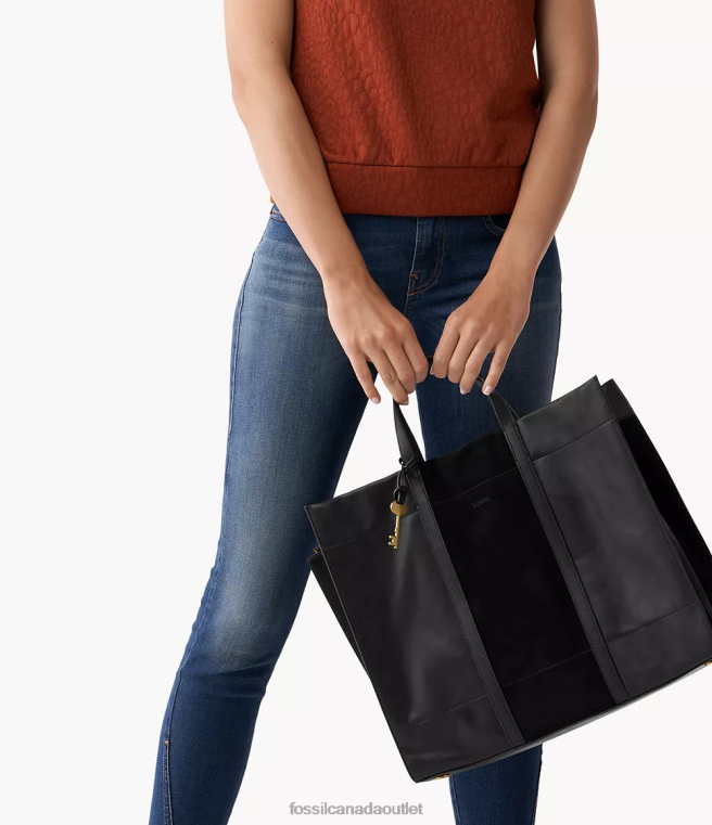 Fossil Bag Women Black Carmen Tote D2VPL370