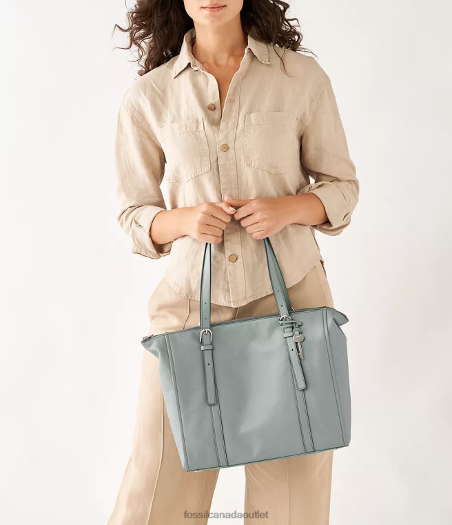 Fossil Bag Women Blue Carlie Tote D2VPL593