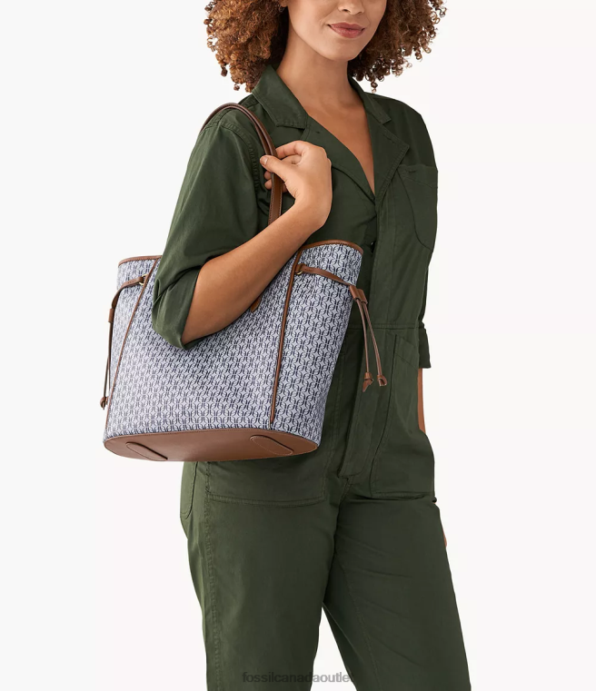 Fossil Bag Women Blue Charli Tote D2VPL703