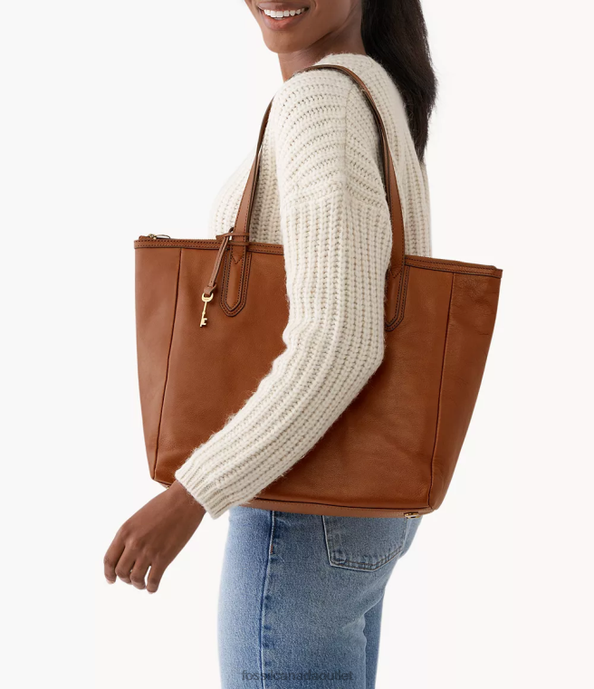 Fossil Bag Women Brown Sydney Tote D2VPL422