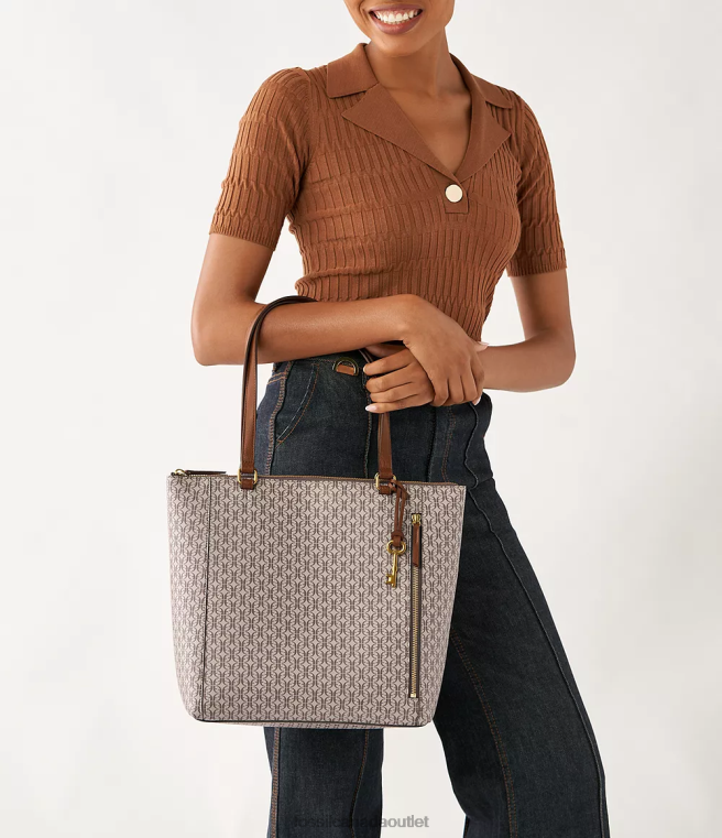 Fossil Bag Women Khaki Tara Shopper D2VPL467