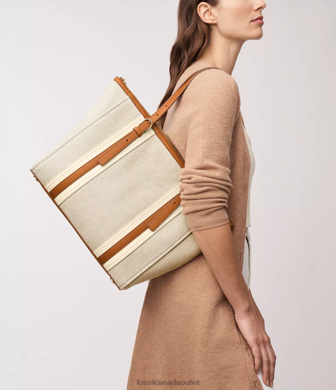 Fossil Bag Women Light Brown Carlie Tote D2VPL364