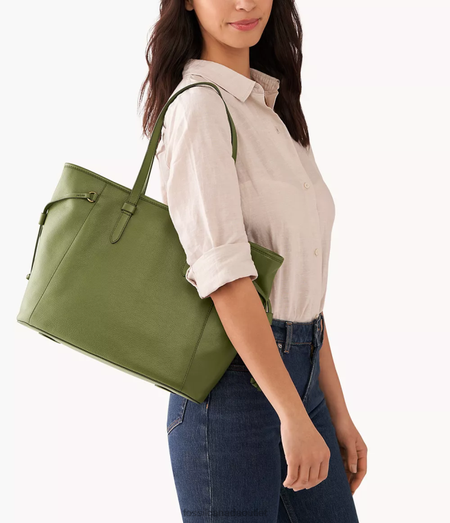 Fossil Bag Women Olive Charlie Tote D2VPL570