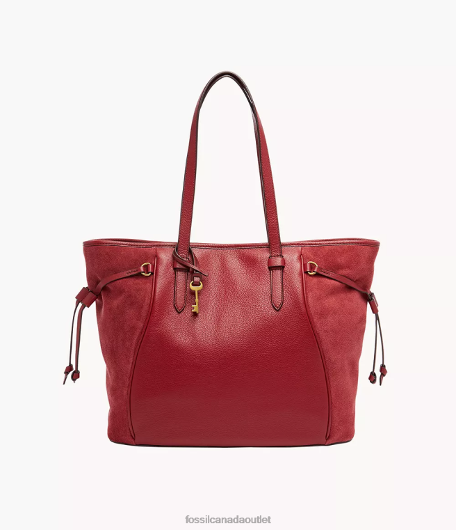 Fossil Bag Women Red Charli Tote D2VPL701