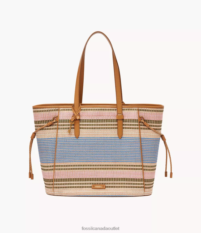 Fossil Bag Women Stripes Charlie Tote D2VPL704