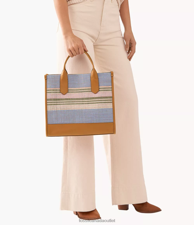 Fossil Bag Women Stripes Kyler Tote D2VPL549