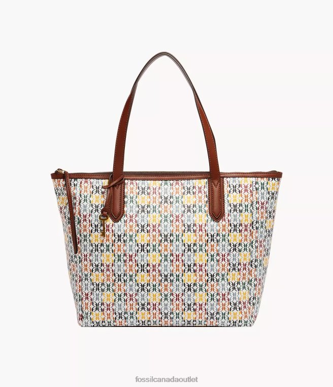 Fossil Bag Women White Sydney Tote D2VPL562