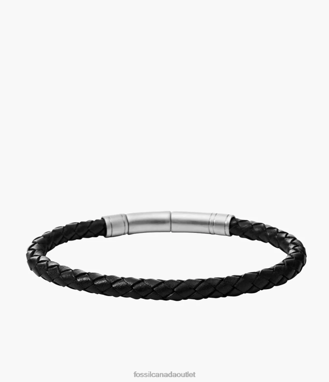 Fossil Jewelry Men Black Skinny Braid D2VPL1865