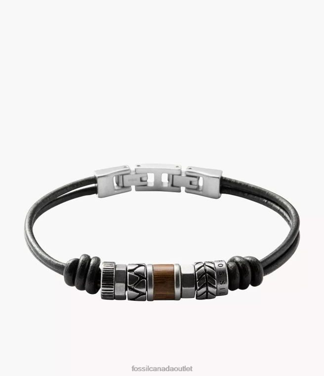 Fossil Jewelry Men Silver Rondell Bracelet D2VPL1872