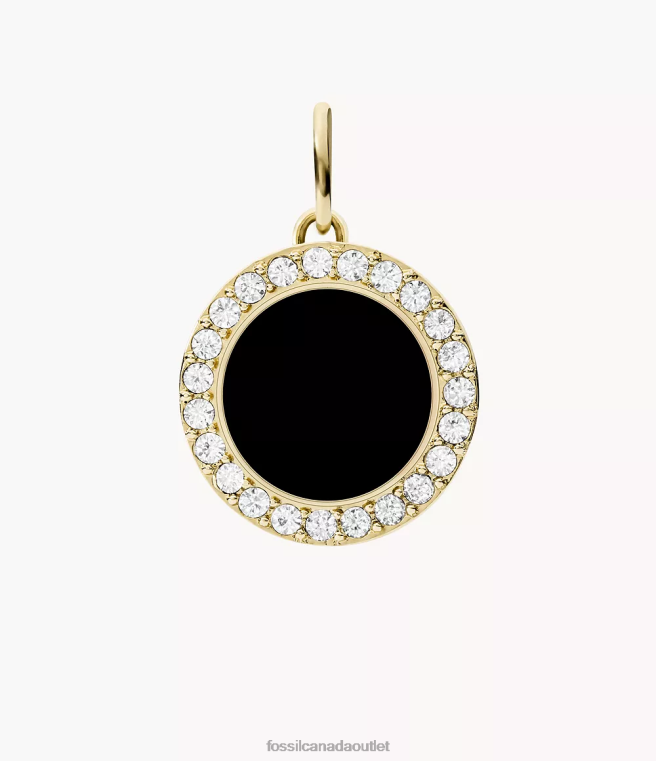 Fossil Jewelry Women Black Onyx Corra Oh So Charming Charm D2VPL1277