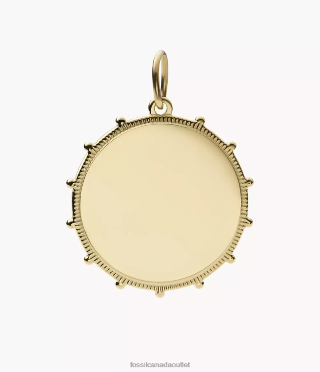 Fossil Jewelry Women Gold-Tone Corra Oh So Charming Stainless Steel Charm D2VPL1138