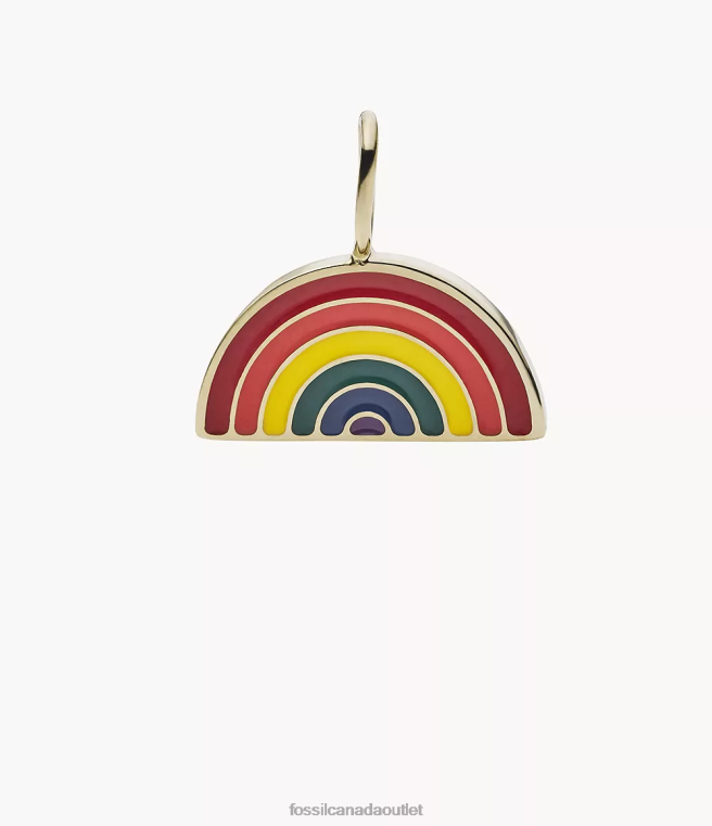 Fossil Jewelry Women Rainbow Corra Oh So Charming Stainless Steel Charm D2VPL1194