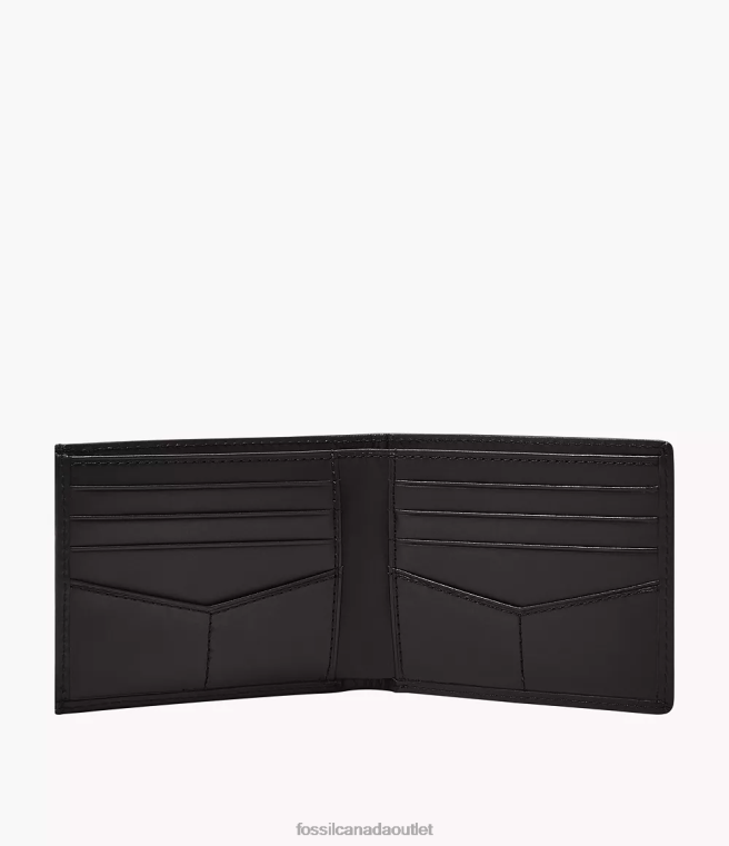 Fossil Wallet Men Black Derrick RFID Sliding 2 in 1 D2VPL1661