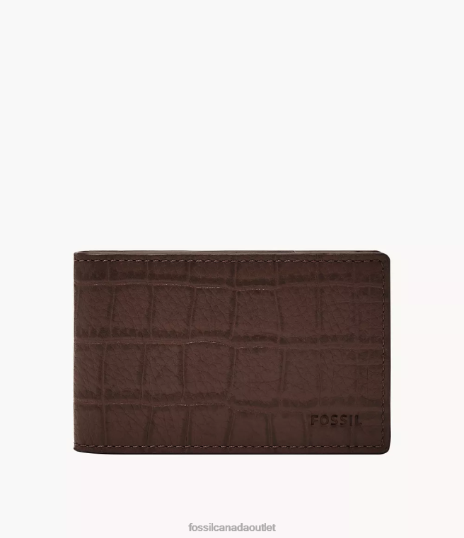 Fossil Wallet Men Brown Andrew Front Pocket Bifold D2VPL1837