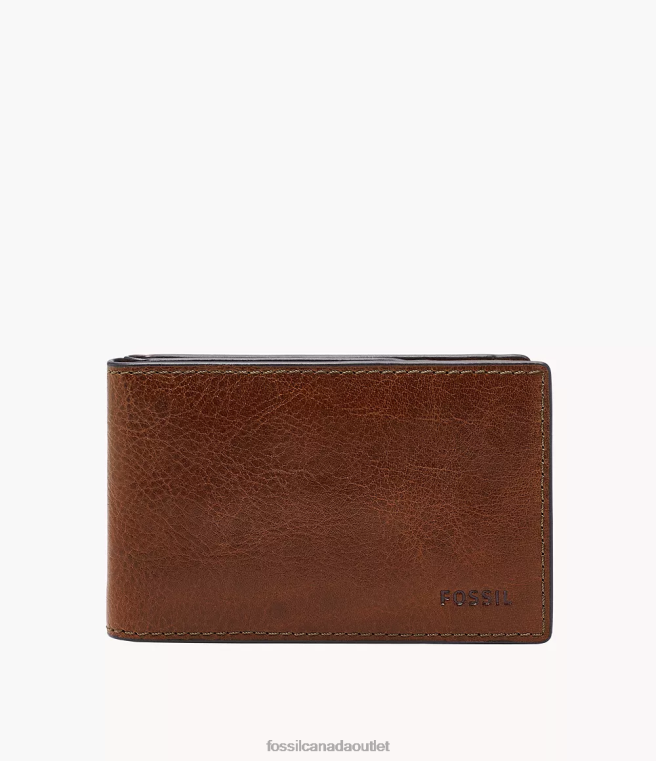 Fossil Wallet Men Cognac Andrew Front Pocket Bifold D2VPL1684