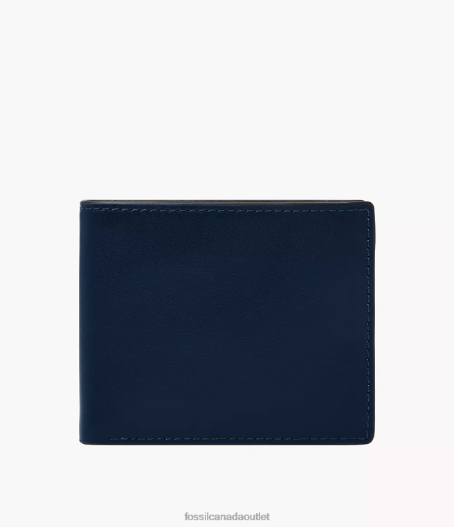 Fossil Wallet Men Navy Steven Bifold D2VPL1673