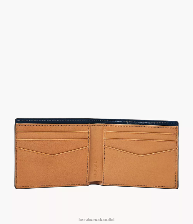 Fossil Wallet Men Navy Steven Bifold D2VPL1673