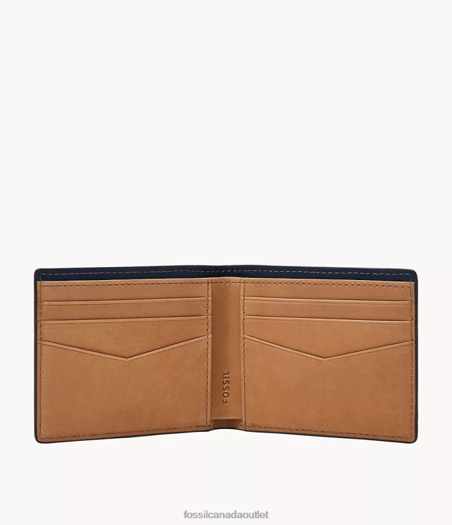 Fossil Wallet Men Navy Steven Bifold D2VPL1839
