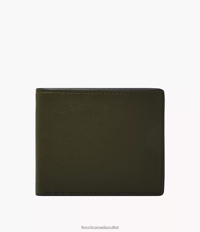 Fossil Wallet Men Olive Steven Bifold D2VPL1677