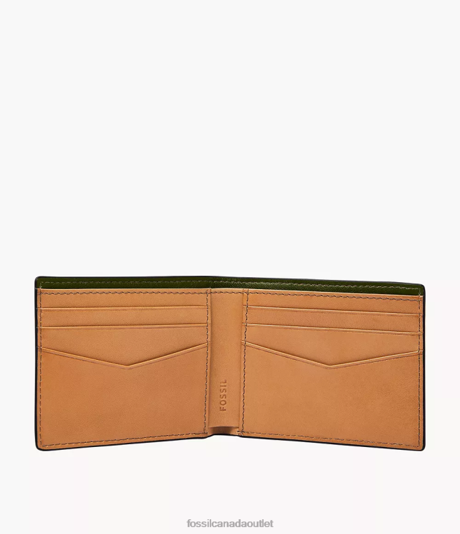 Fossil Wallet Men Olive Steven Bifold D2VPL1677