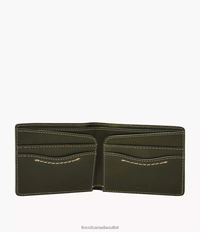 Fossil Wallet Men Olive Tremont Bifold D2VPL1691