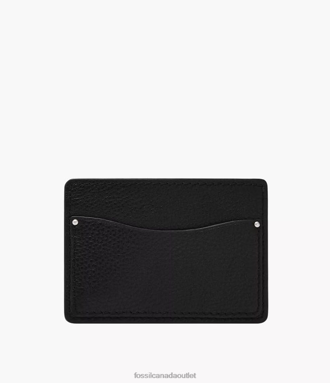 Fossil Wallet Men Black Anderson Card Case D2VPL1717