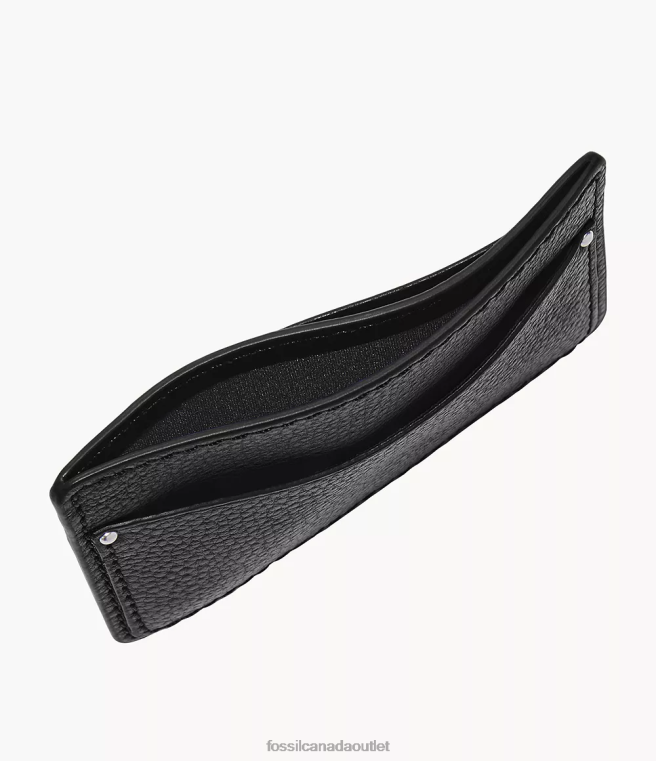 Fossil Wallet Men Black Anderson Card Case D2VPL1717