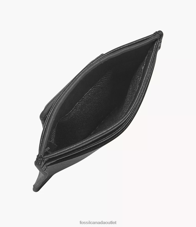 Fossil Wallet Men Black Neel Magnetic Card Case D2VPL1780