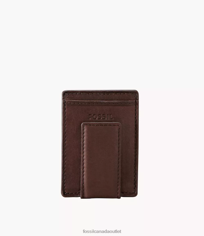 Fossil Wallet Men Brown Ingram Magnetic Multicard Wallet D2VPL1711