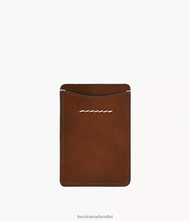 Fossil Wallet Men Brown Westover Card Case D2VPL1739