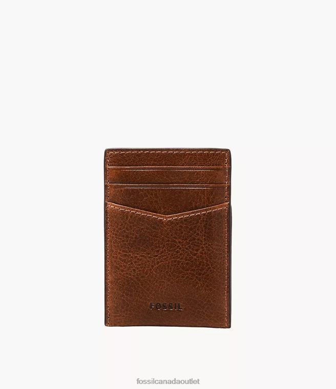 Fossil Wallet Men Cognac Andrew Card Case D2VPL2049