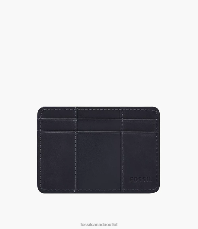 Fossil Wallet Men Navy Everett Card Case D2VPL1719