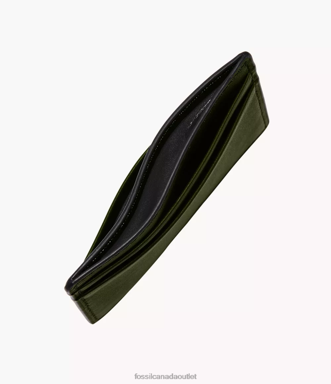 Fossil Wallet Men Olive Steven Card Case D2VPL1718