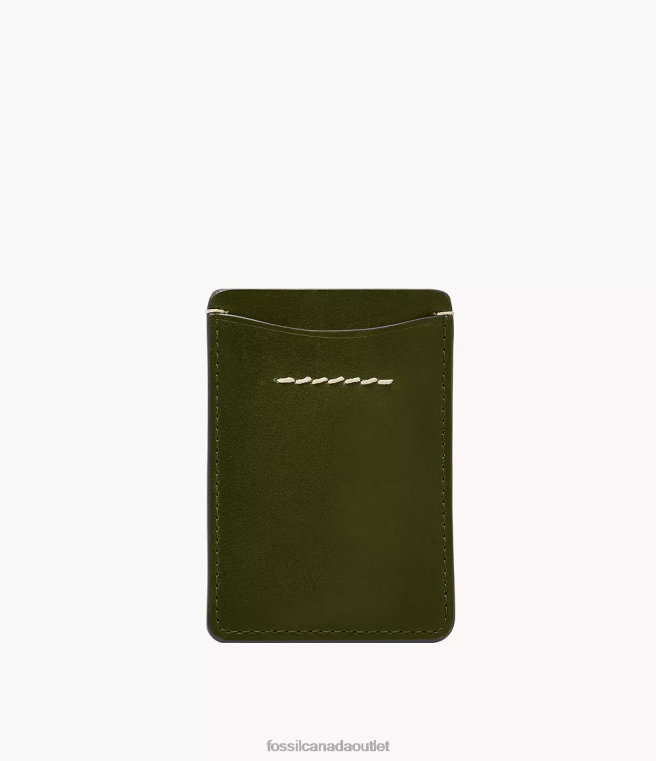 Fossil Wallet Men Olive Westover Card Case D2VPL1742