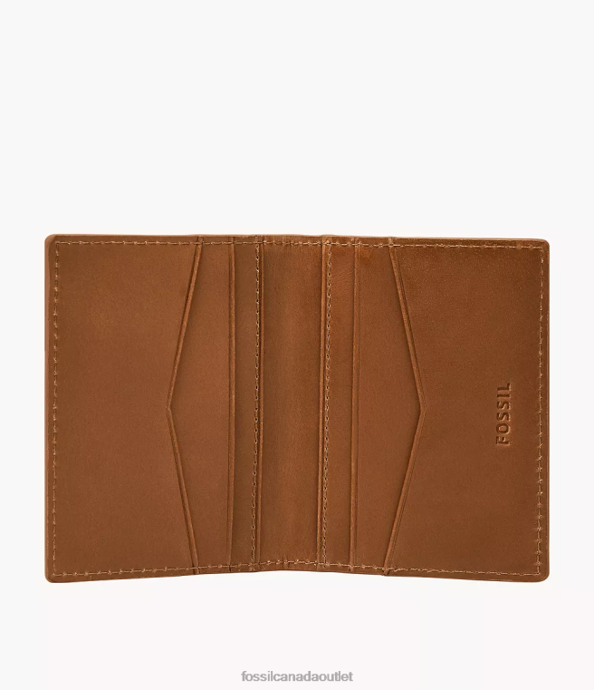 Fossil Wallet Men Saddle Everett Card Case Bifold D2VPL1685