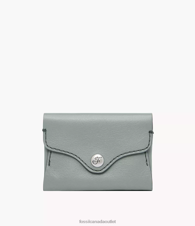 Fossil Wallet Women Blue Heritage Card Case D2VPL870