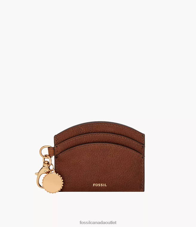 Fossil Wallet Women Brown Polly Card Case D2VPL748