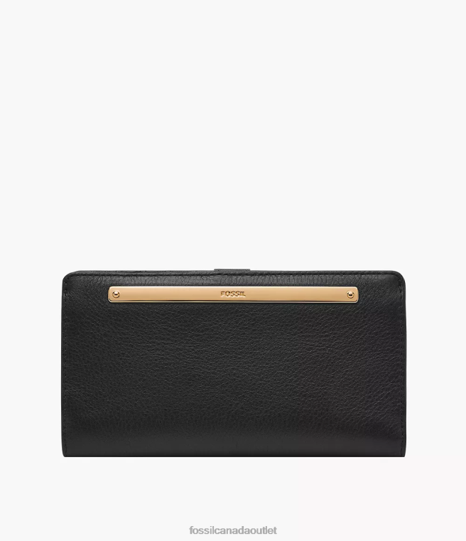 Fossil Wallet Women Black Liza Slim Bifold D2VPL808