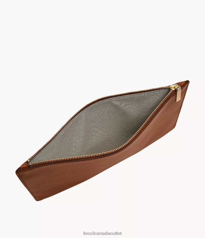 Fossil Wallet Women Brown Pouch D2VPL1993